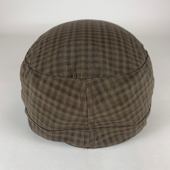 Outdoor Research Brown Plaid Fitted Short Billed Hat Mens Medium - Picture 3 of 5